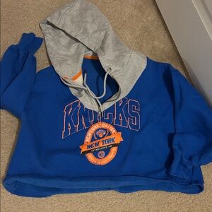 Kincks Fleece Quarter Zip Y2K Streetwear casual Cropped Hoodie